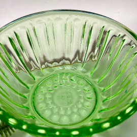 Ваза/салатник/конфетница, з-д Салаватстекло, цветное стекло в прессе, винтаж, СССР. Картинка 5